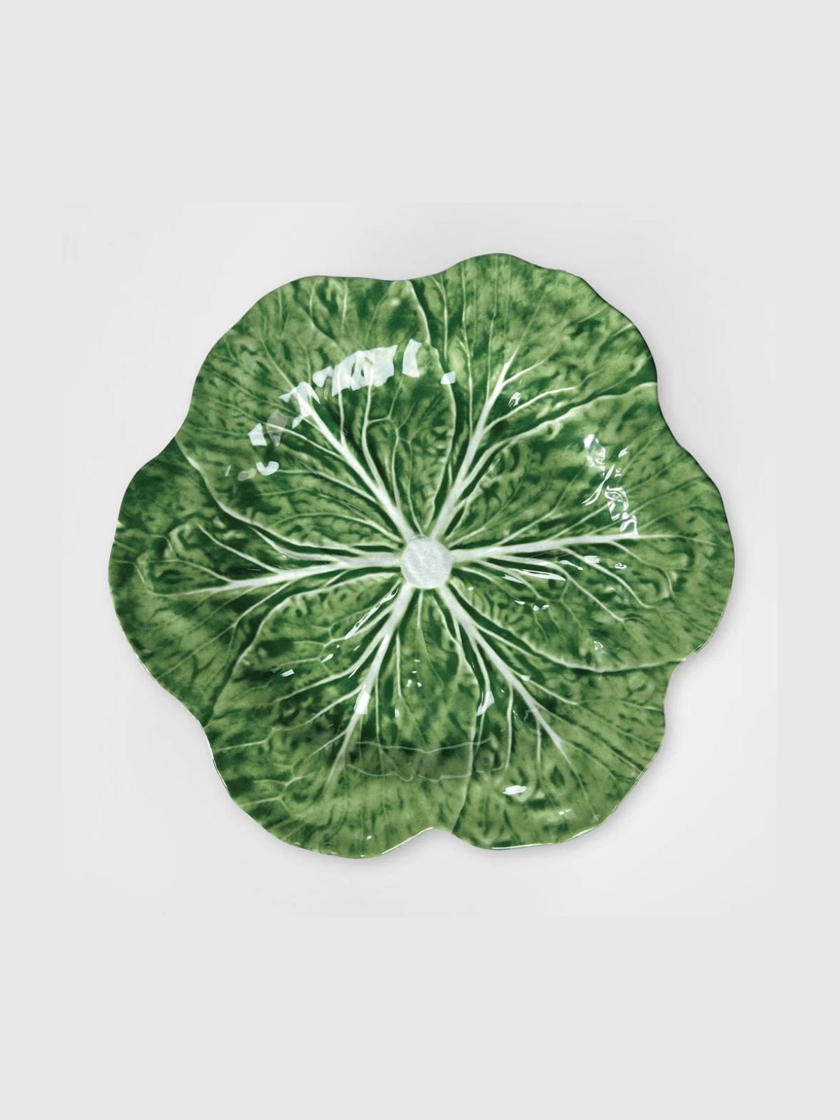 Cabbage Round Platter | Green