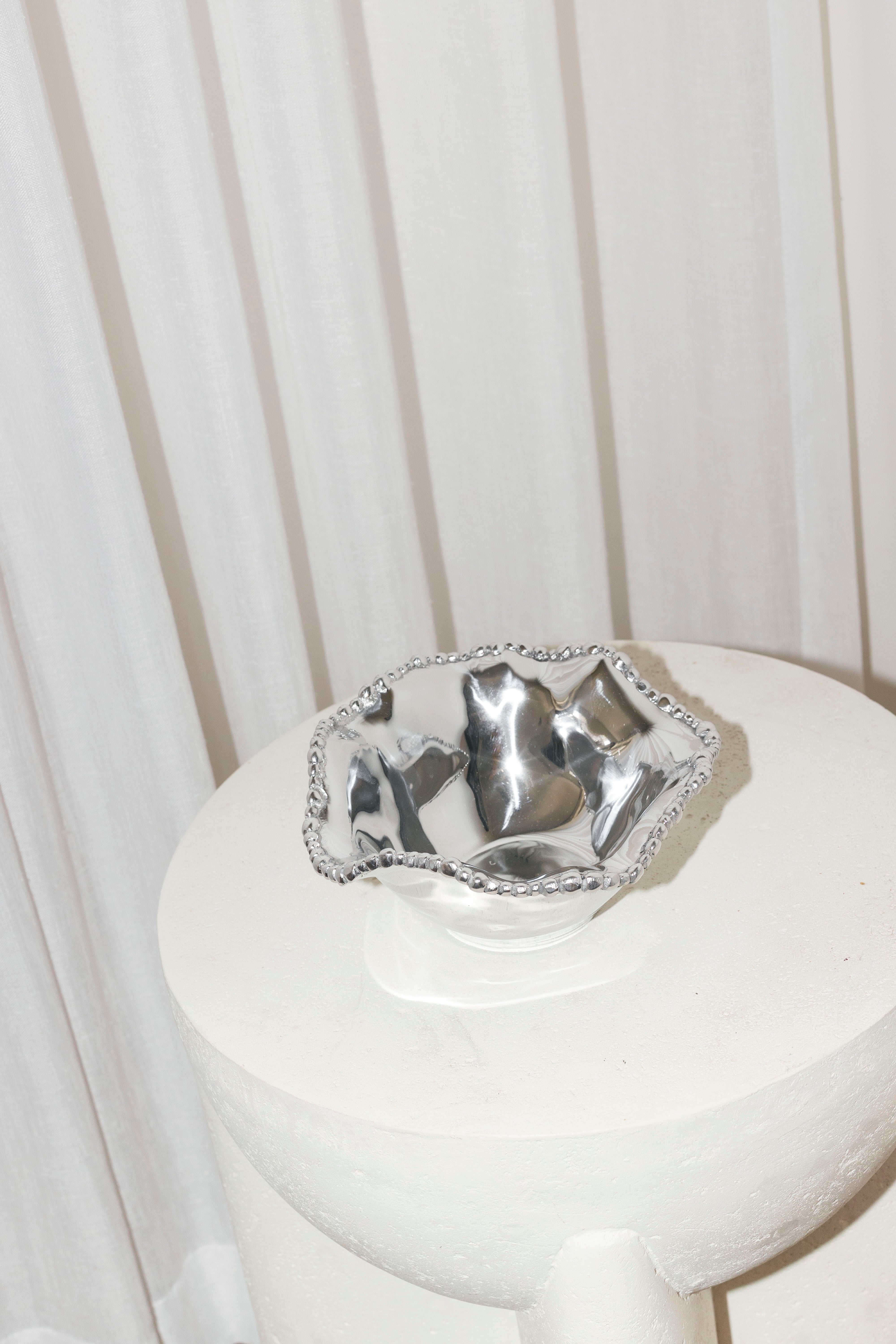 Organic Pearl Petit Bowl with Spoon