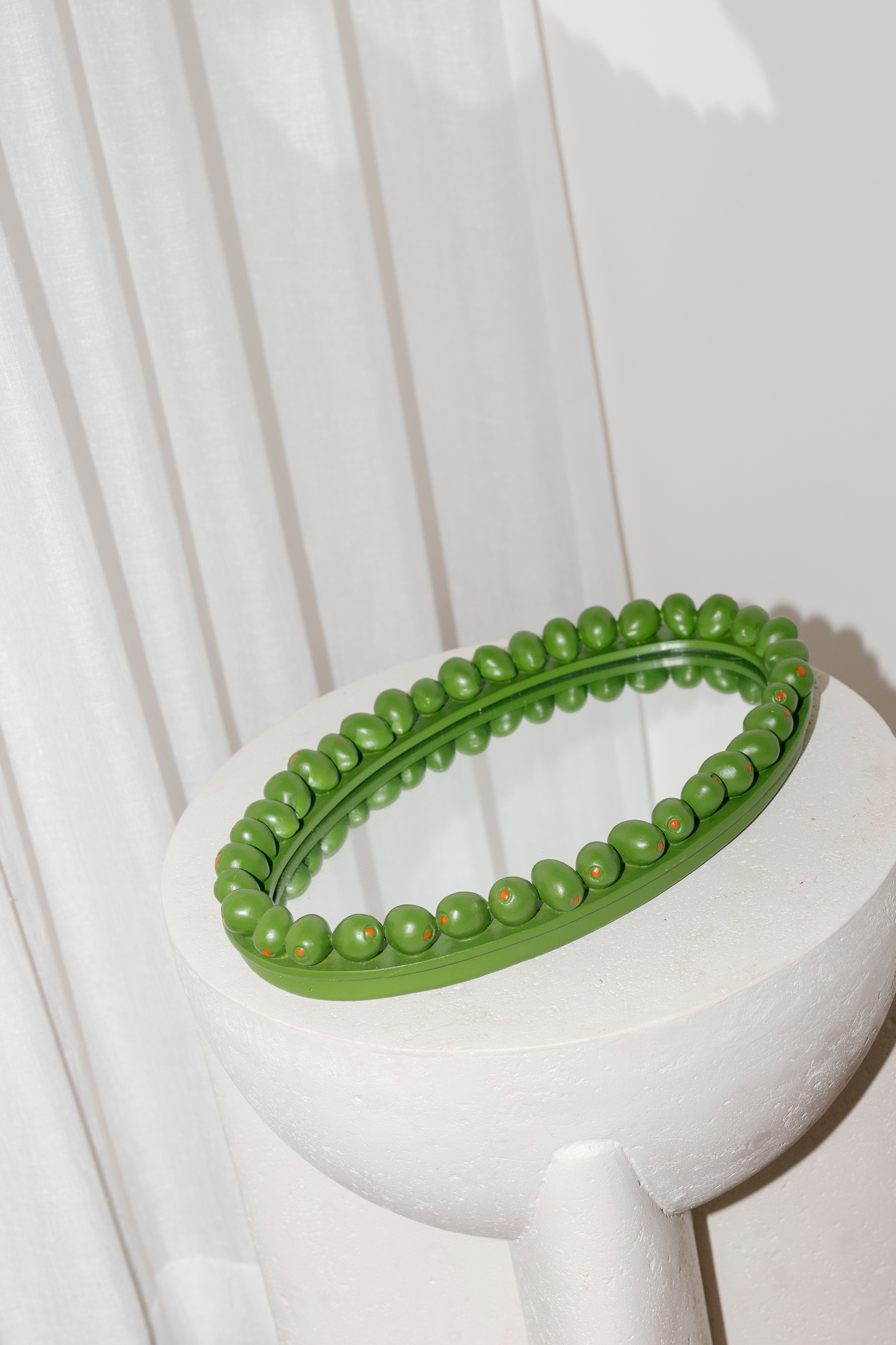 Green Olive Cocktail Tray