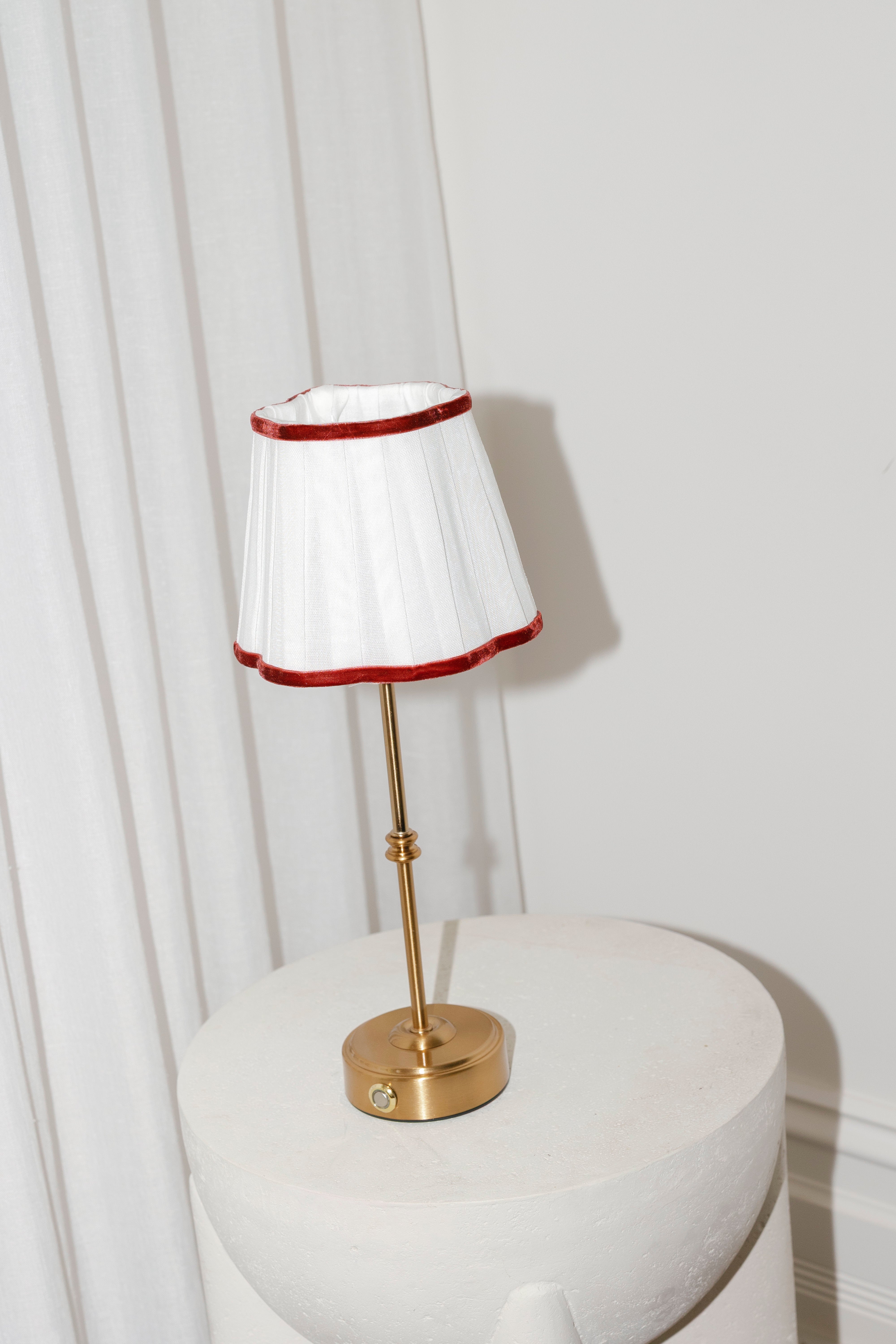 Red Velvet Lamp