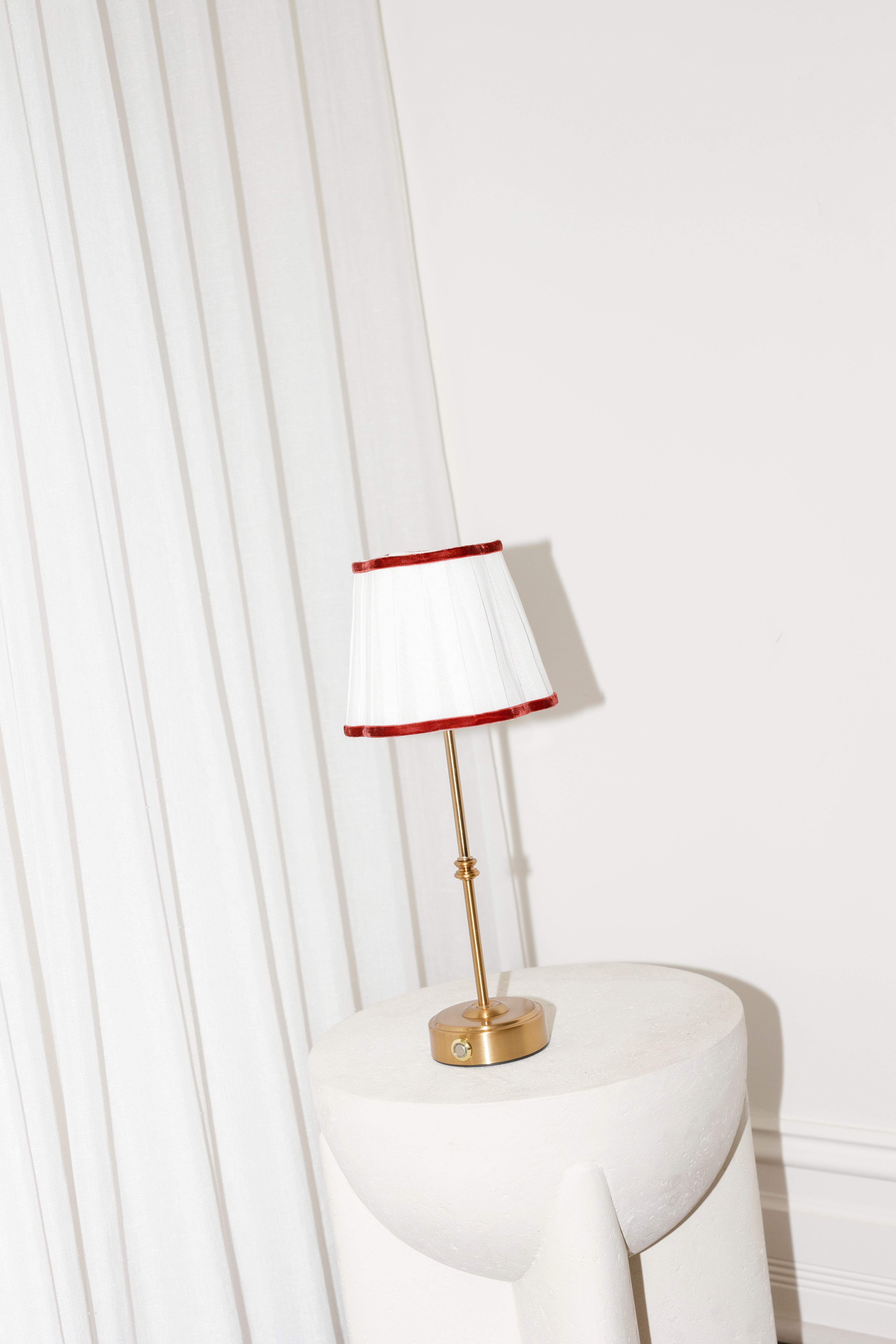 Red Velvet Lamp