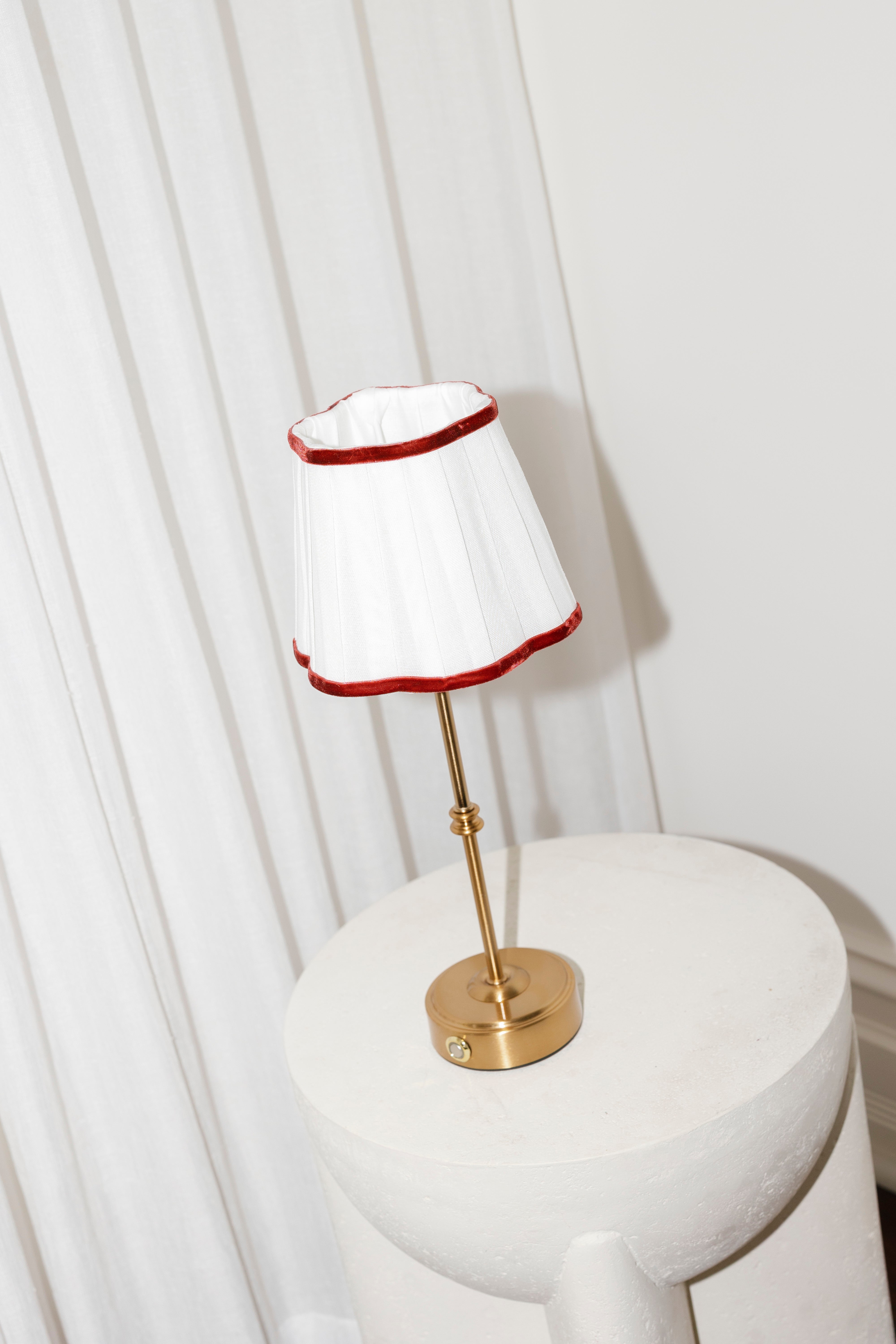 Red Velvet Lamp