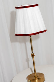 Red Velvet Cordless Rechargeable Lamp