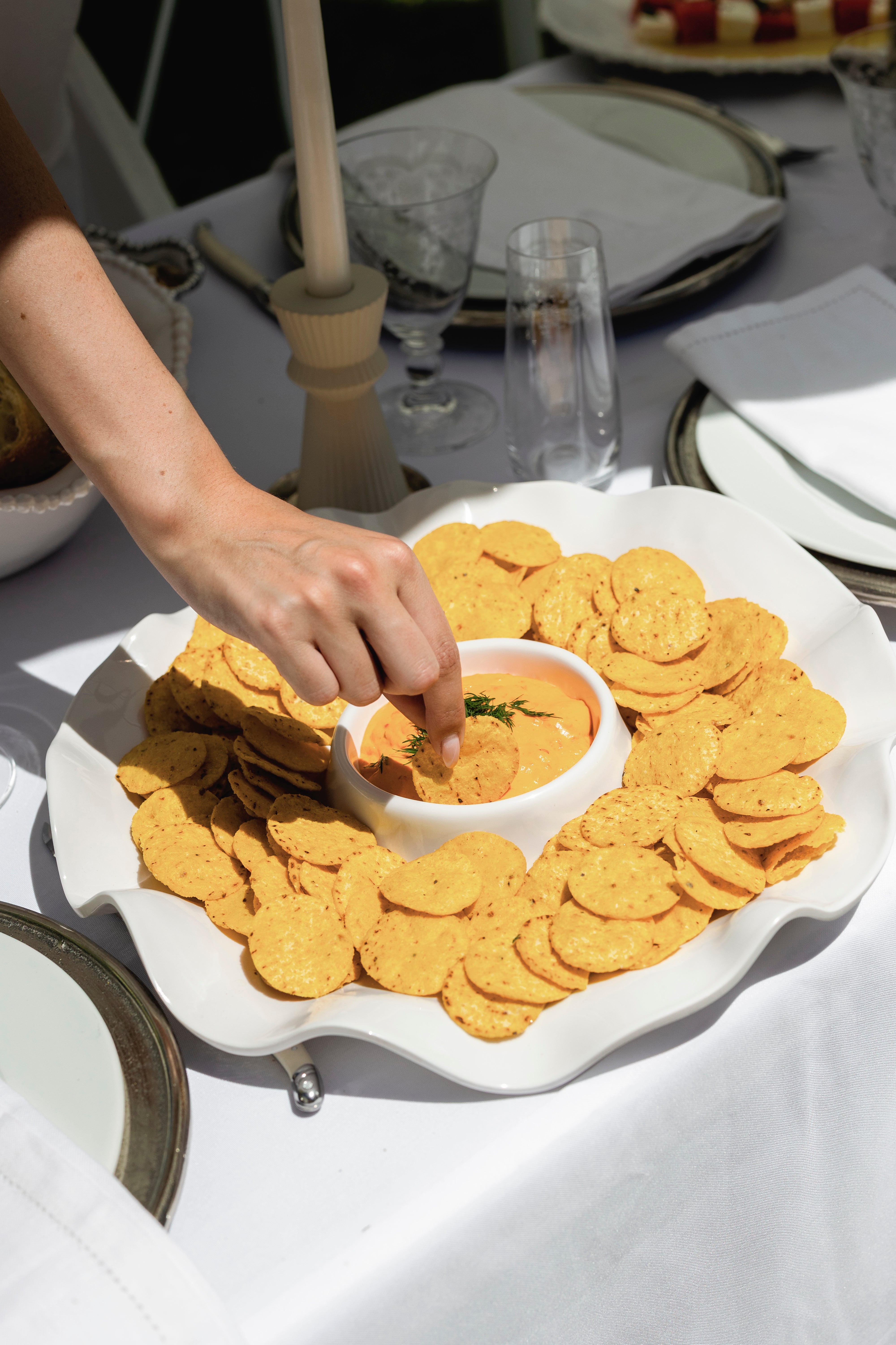 Havana Chip & Dip | White