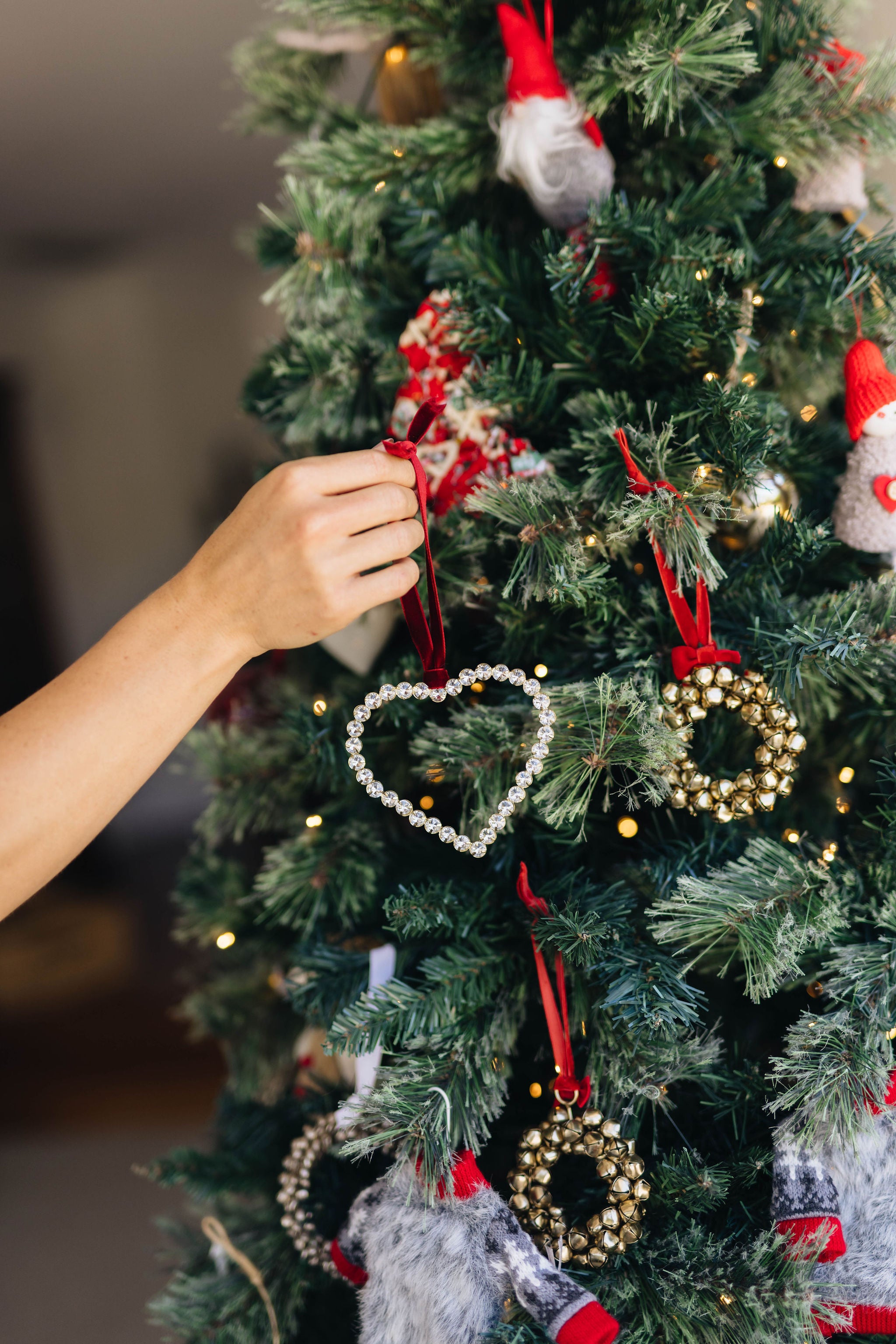 Diamante Heart Decoration