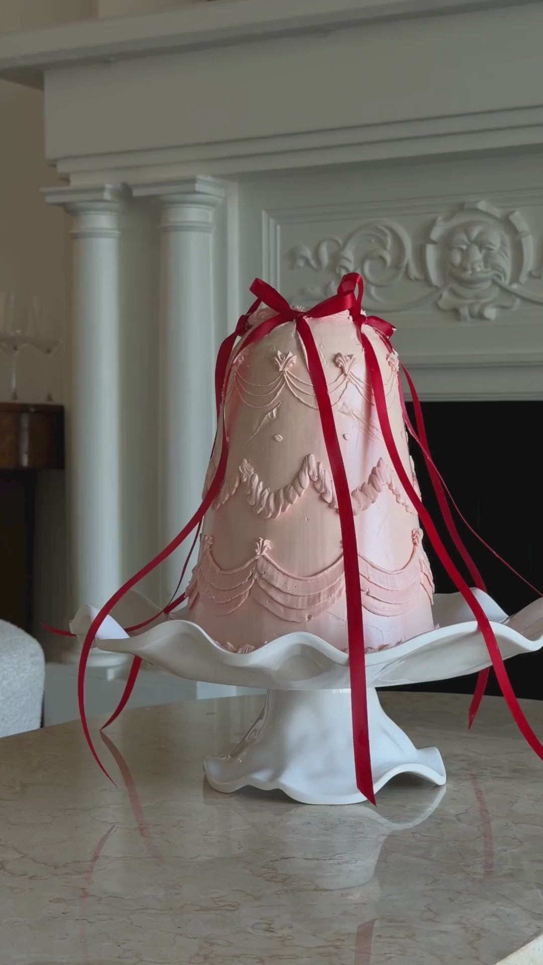 Load video: Havana Large Cake Stand